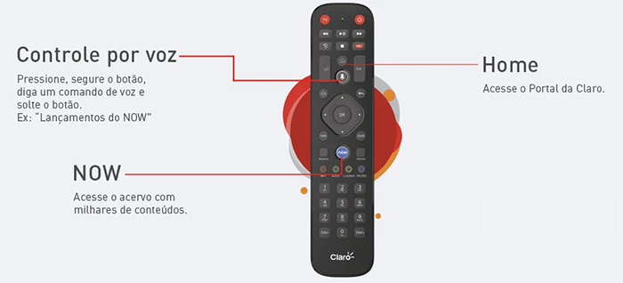 Controle Claro TV Box Controle Claro TV Box