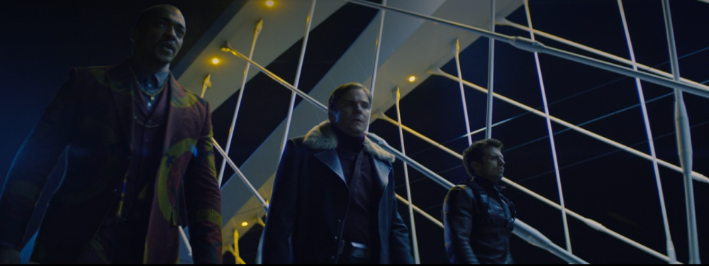 Sam, Zemo e Bucky em Madripoor
