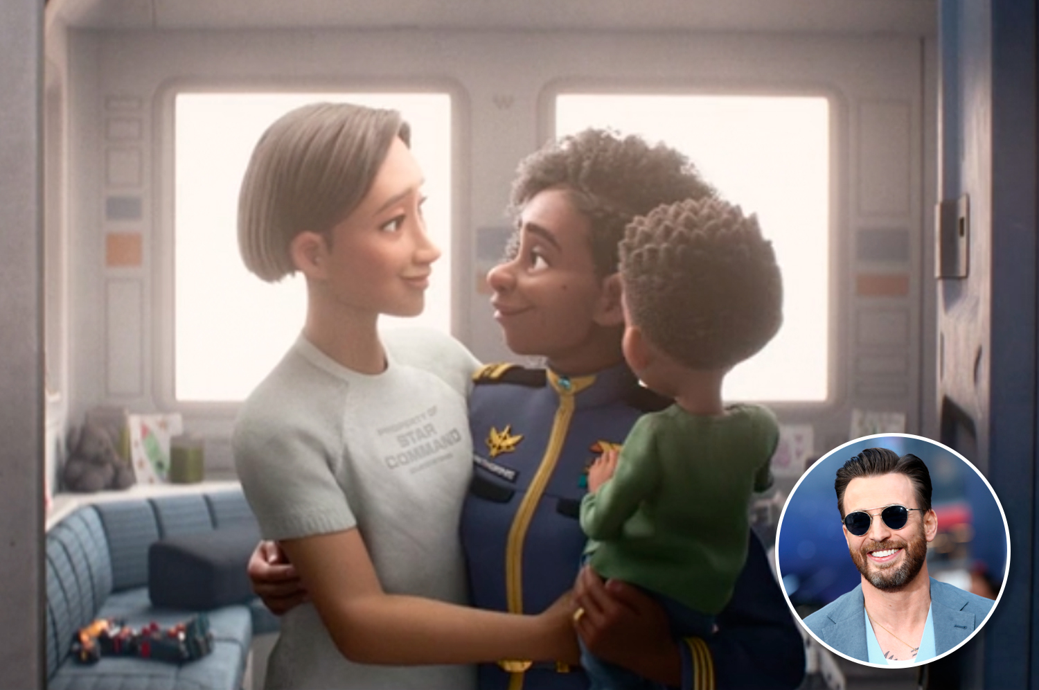 Após críticas ao beijo lésbico de "Lightyear", Chris Evans eleva o tom e rebate à altura