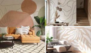4 murais de parede que estão mudando a decoração de ambientes em 2025