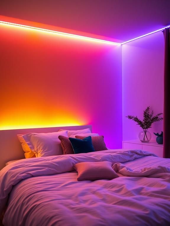 Quarto led colorido
